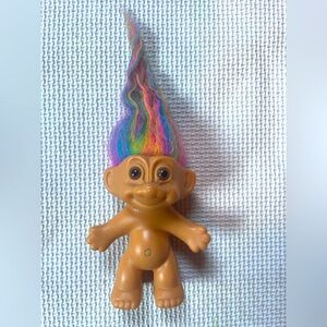 Russ Troll Doll Rainbow Hair Vintage 90s